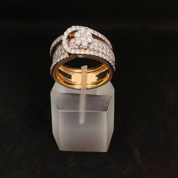 Size- 4 - Solid 14k Yellow Gold Large Heavy Mens Nugget Ring Band|Amazon.com